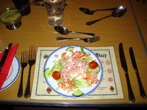 Example After meeting meal in Dining Area