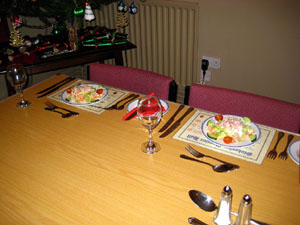 Example After meeting meal in Dining Area